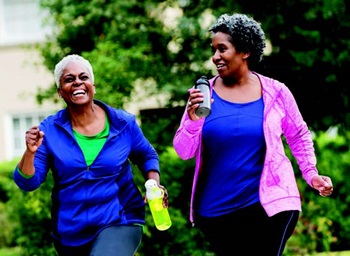 Walking with a friend